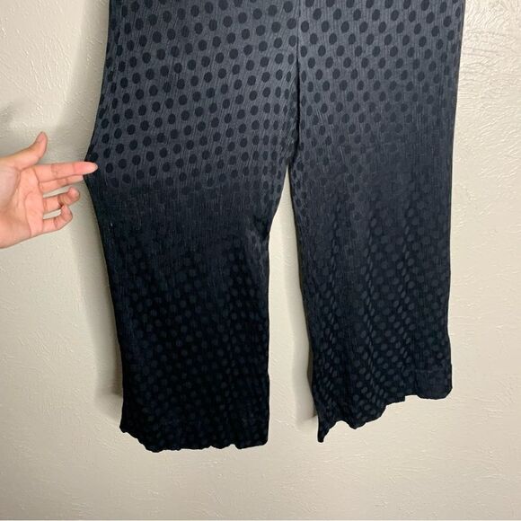 Madewell Drapey Jacquard Huston Pull On Crop Pants polka dot black - Picture 4 of 14